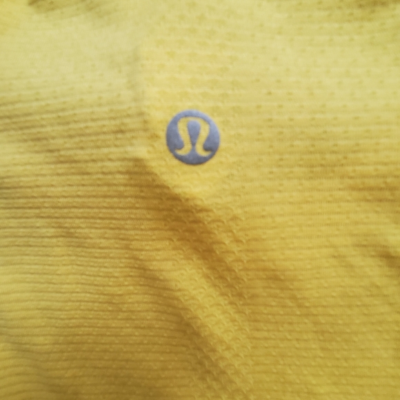 Lululemon athletica swiftly Tech 2.0 race yellow long sleeve running shirt 2 - Picture 3 of 6